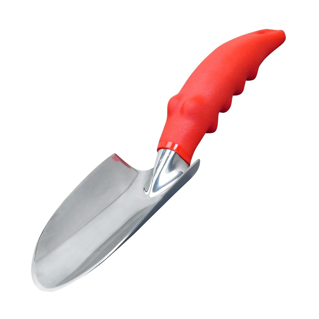 Professional Carbon Steel Hand Trowel with Ergonomic Wood Handle - Heavy Duty Digging Tool - Image 6