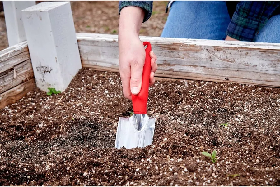 Hand Trowel with Wood Handle - Image 3