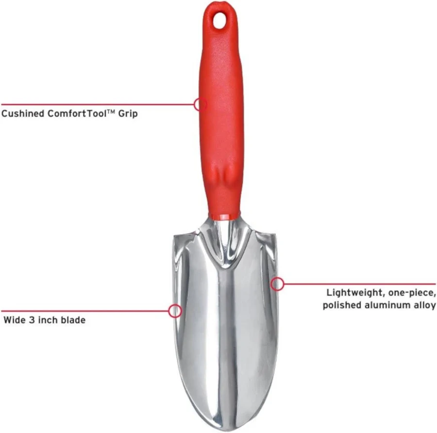 Hand Trowel with Wood Handle - Image 2