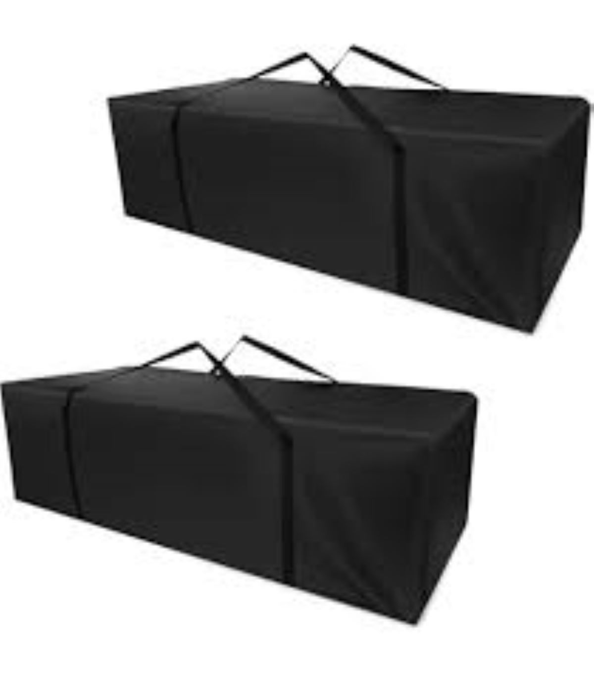 Heavy-Duty Outdoor Cushion Storage Bags (Pack of 2) - Waterproof & Tear-Resistant - Image 2